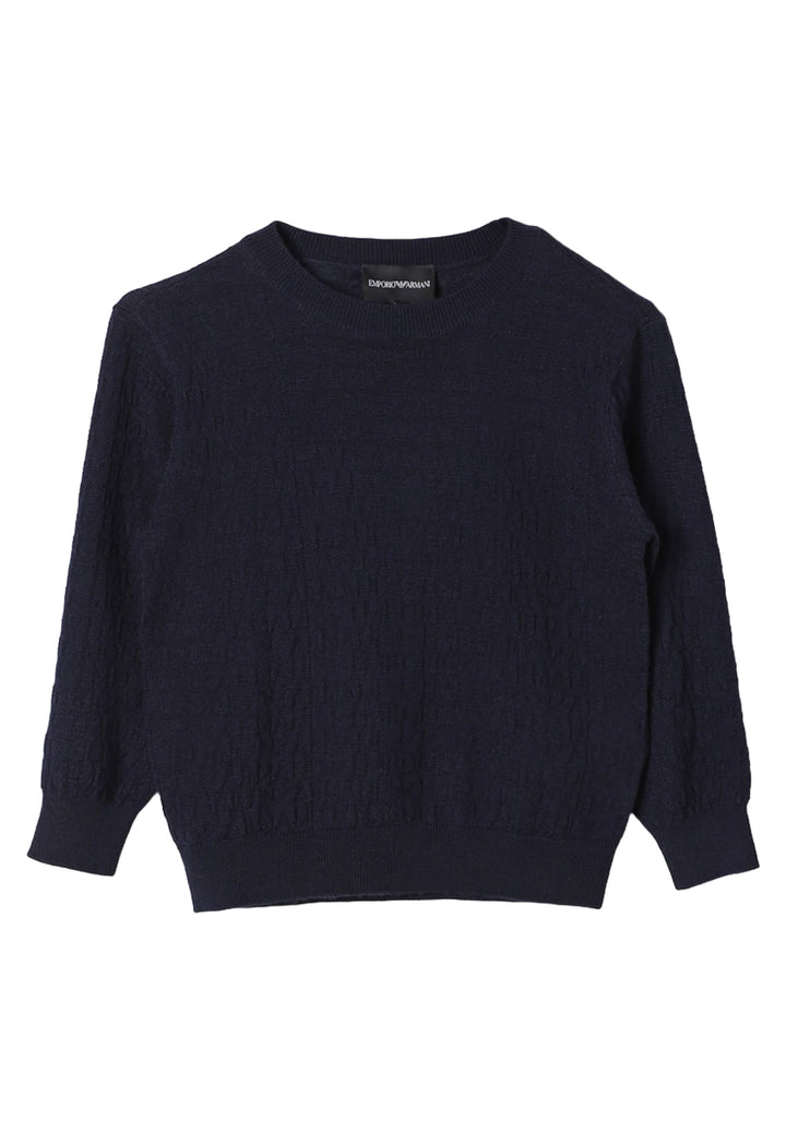 Maglioncino blu navy per bambino
