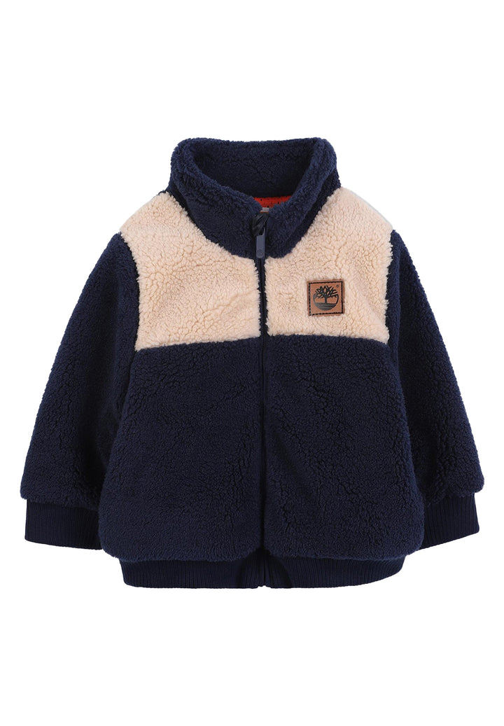 Giubbotto blu per bambino