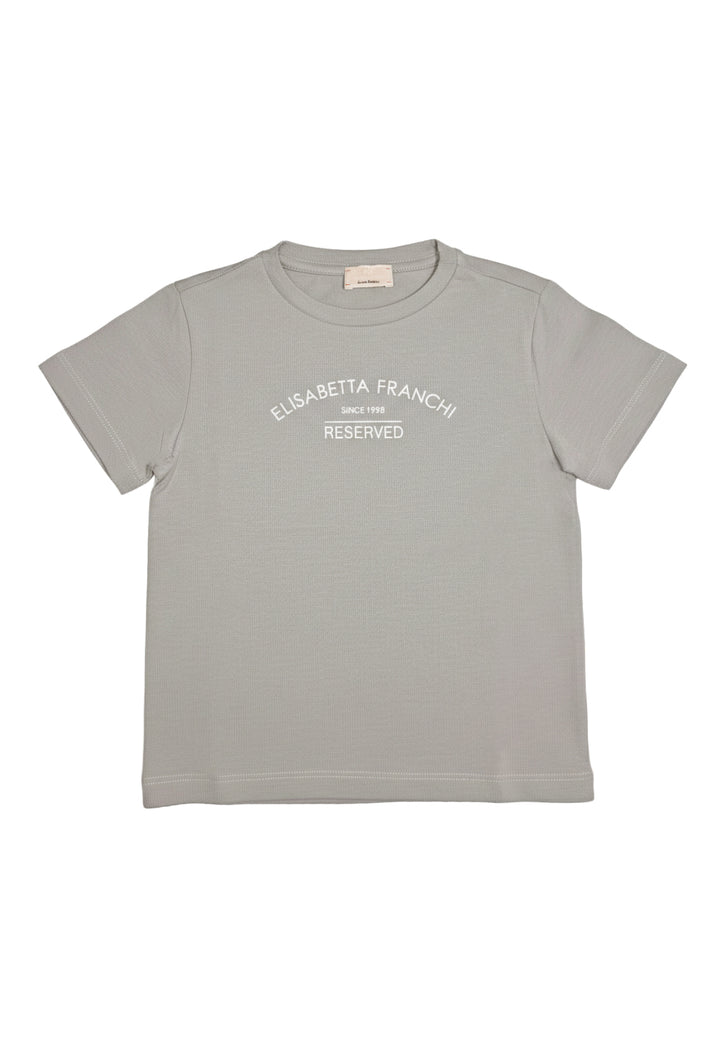 T-shirt grigia per bambina