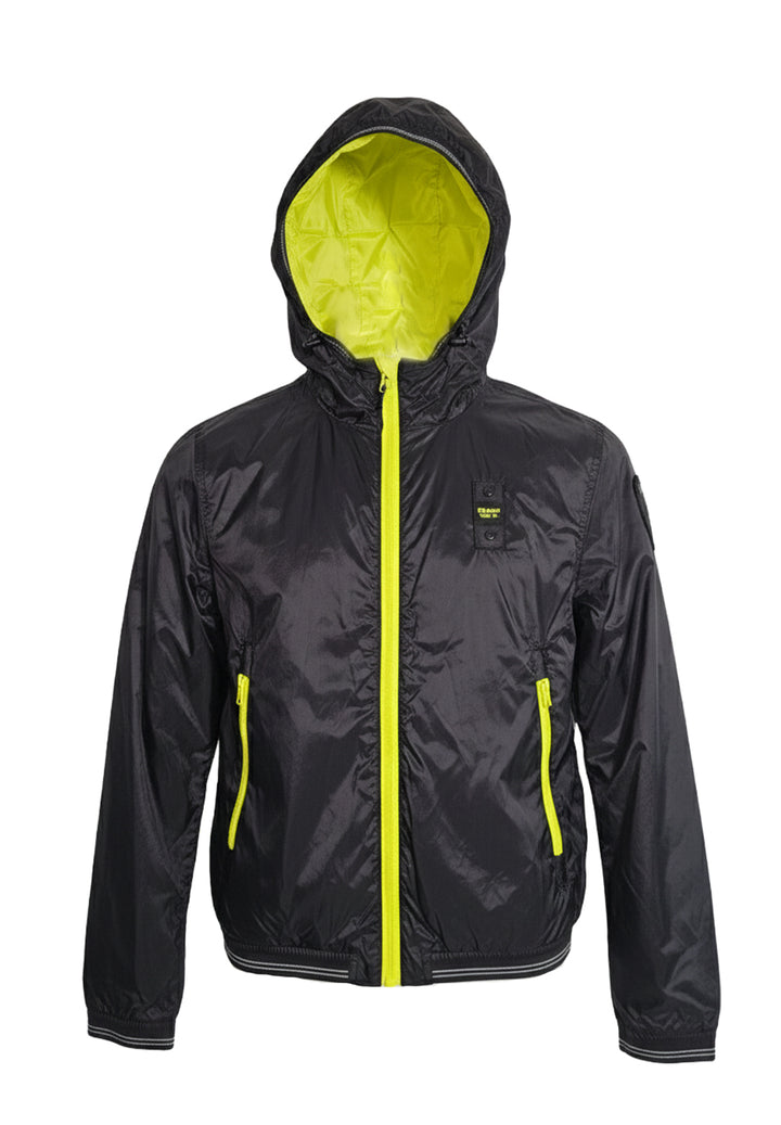 Giubbino reversibile nero-giallo per bambino