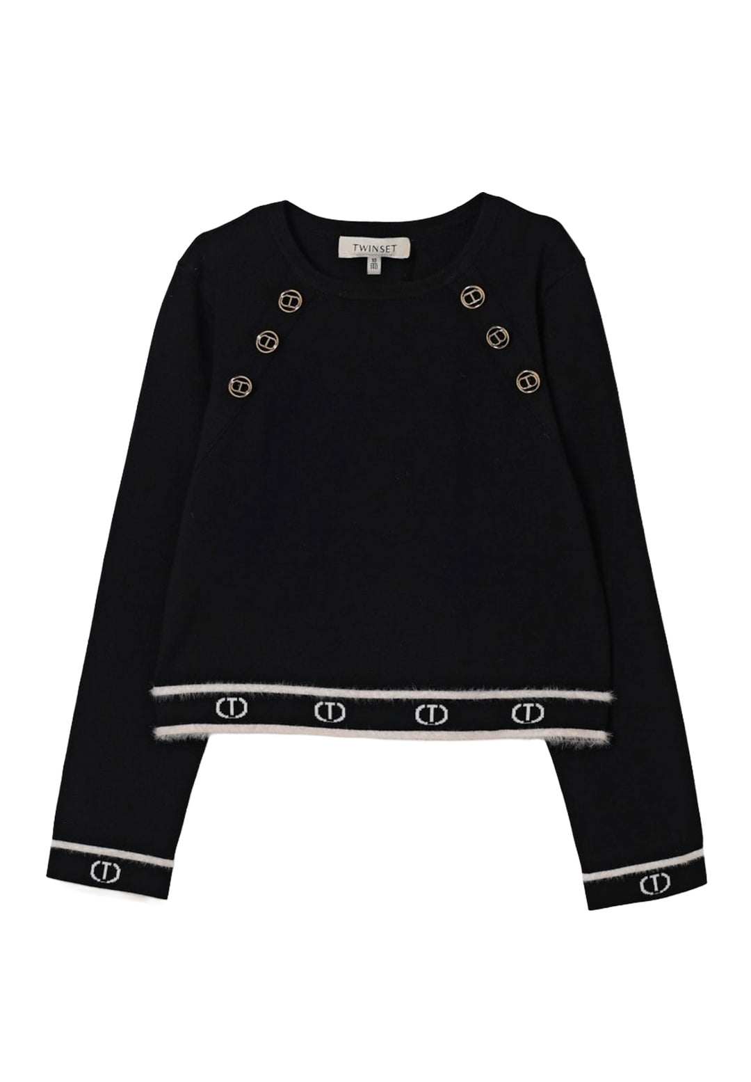 Maglione nero per bambina