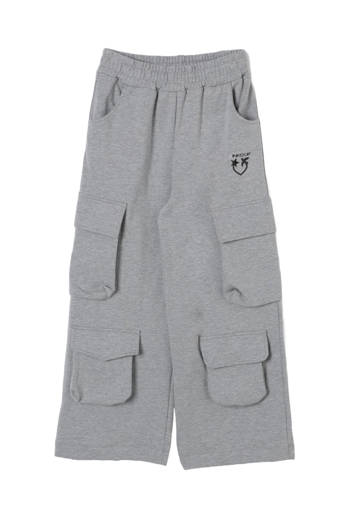 Pantalone felpa grigio per bambina