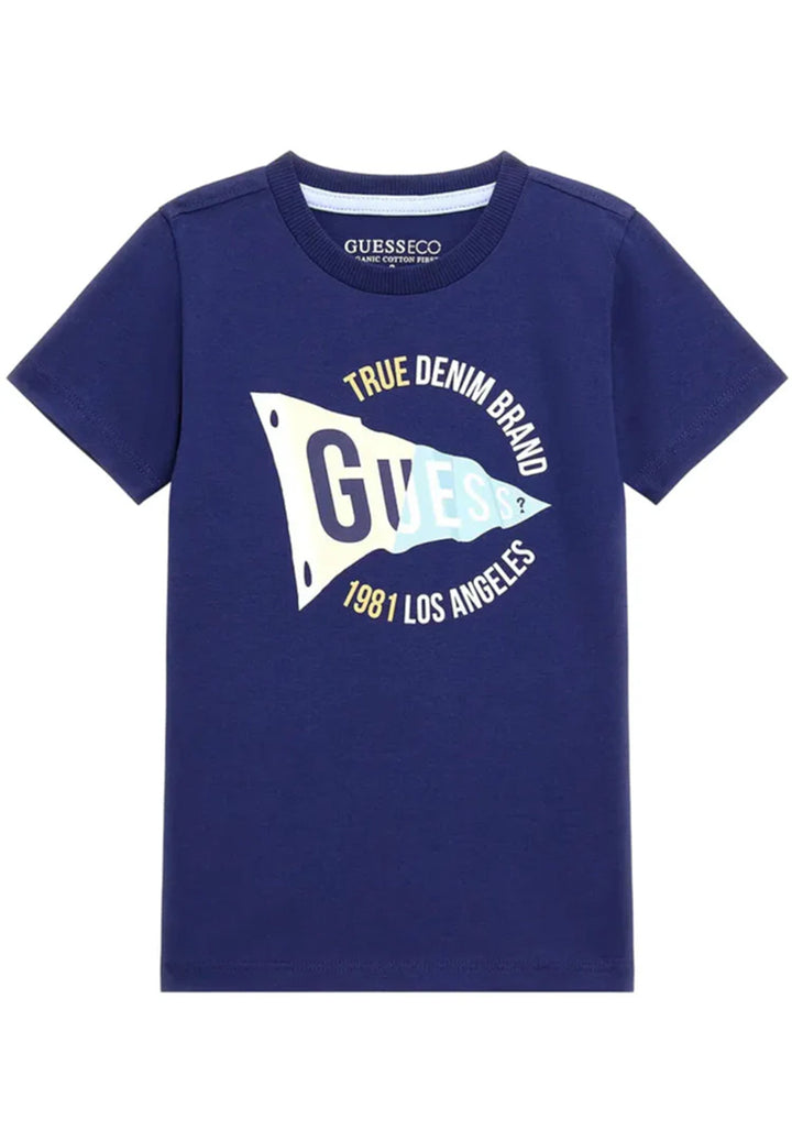 T-shirt blu per bambino