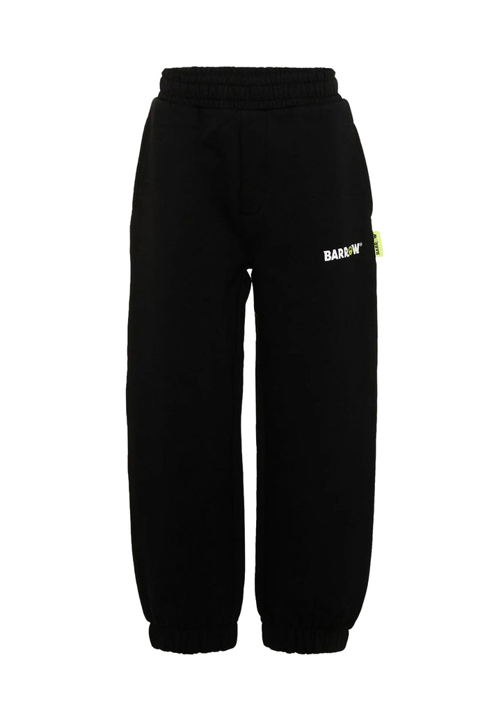 Pantalone felpa nero unisex