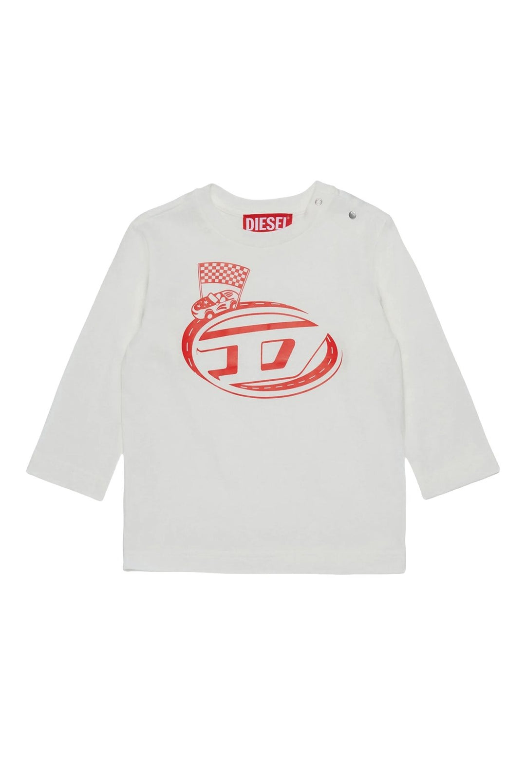 T-shirt bianca per neonato