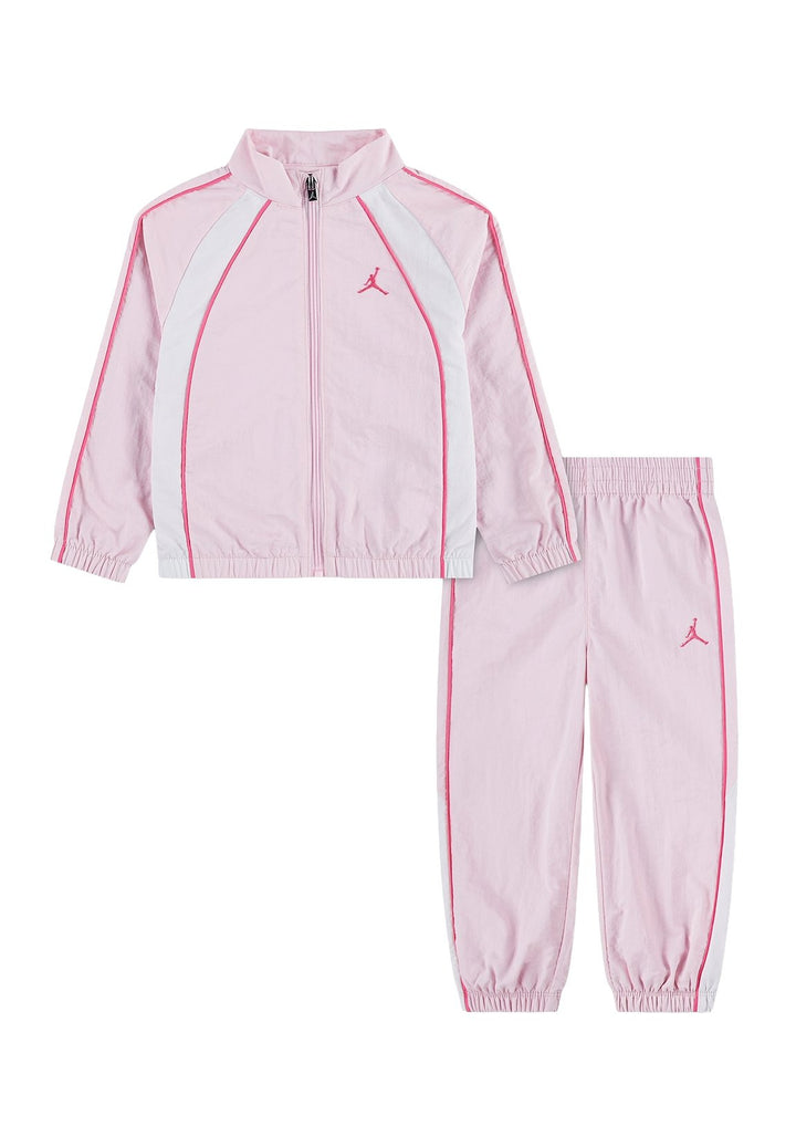 Completo tuta rosa per bambina
