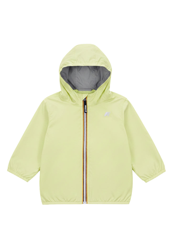 Giubbino reversibile lime-grigio per bambino