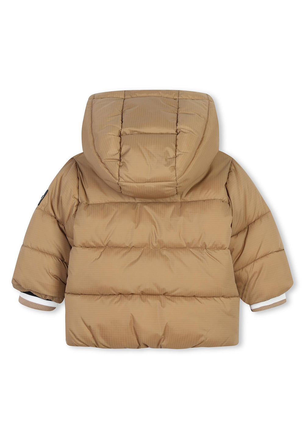 Beige jacket for newborns