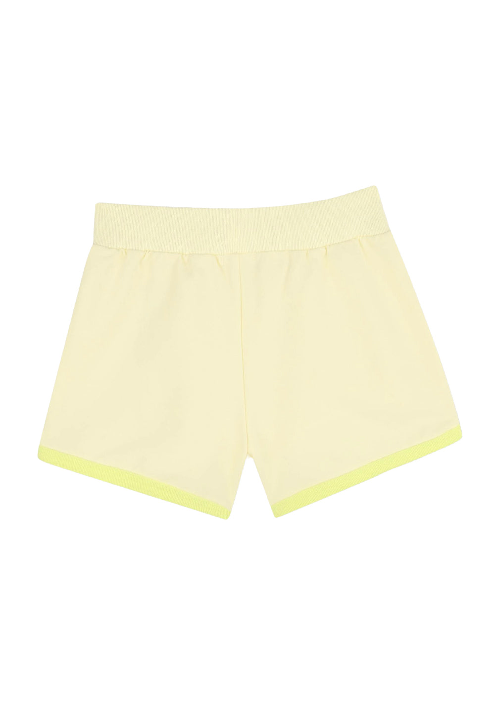 Short felpa giallo per bambina