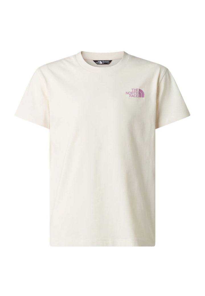 T-shirt bianca per bambina