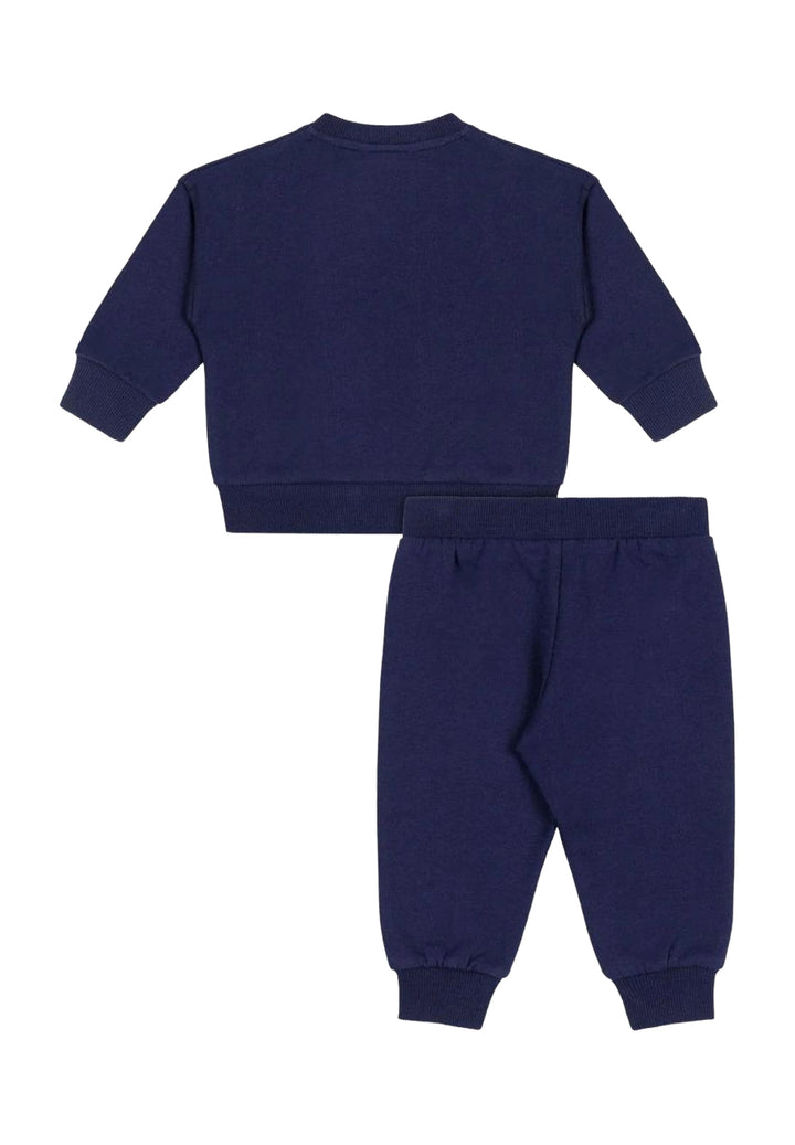 Completo felpa blu per neonato
