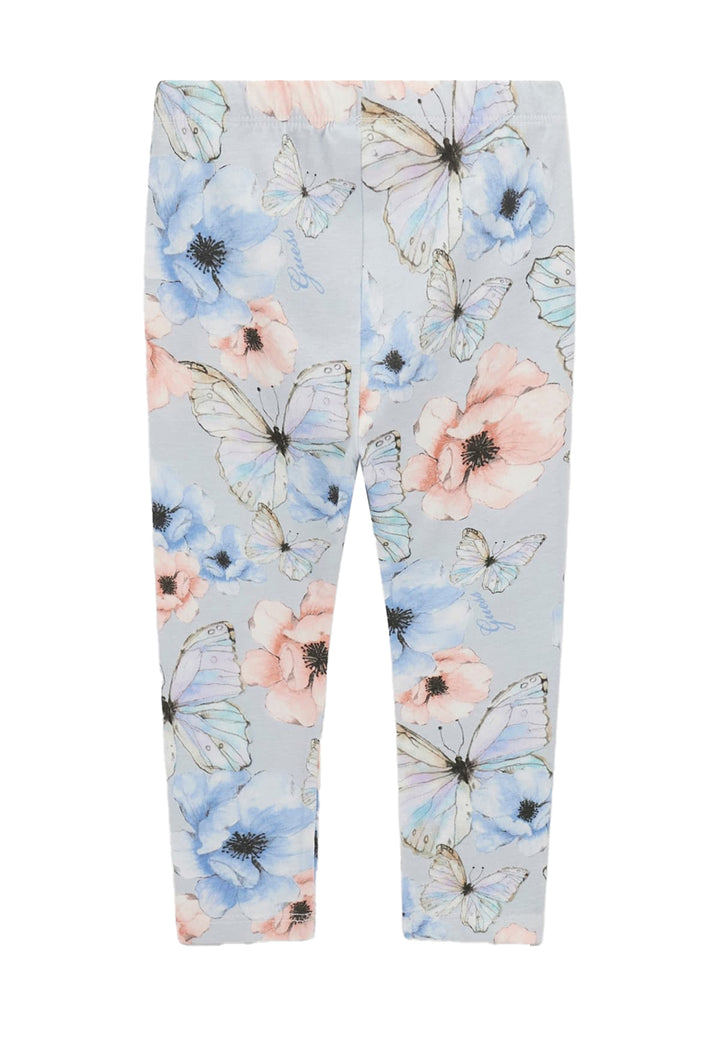 Leggings celeste per bambina