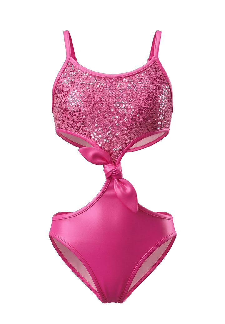 Costume intero rosa per bambina