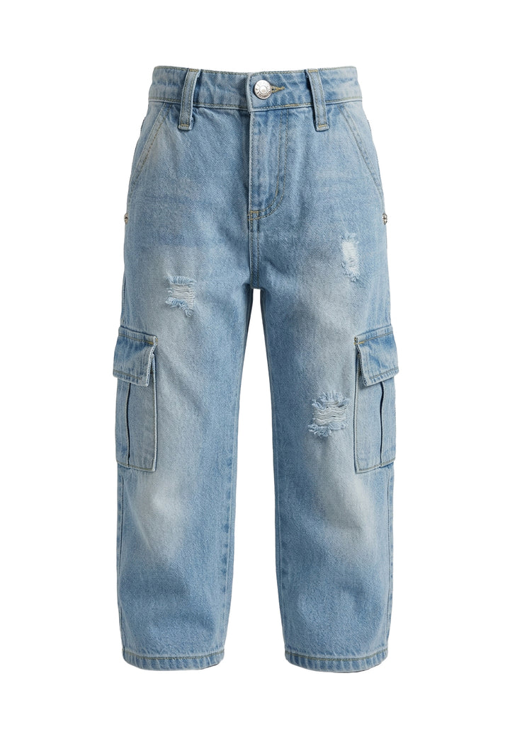 Jeans blu denim per bambino