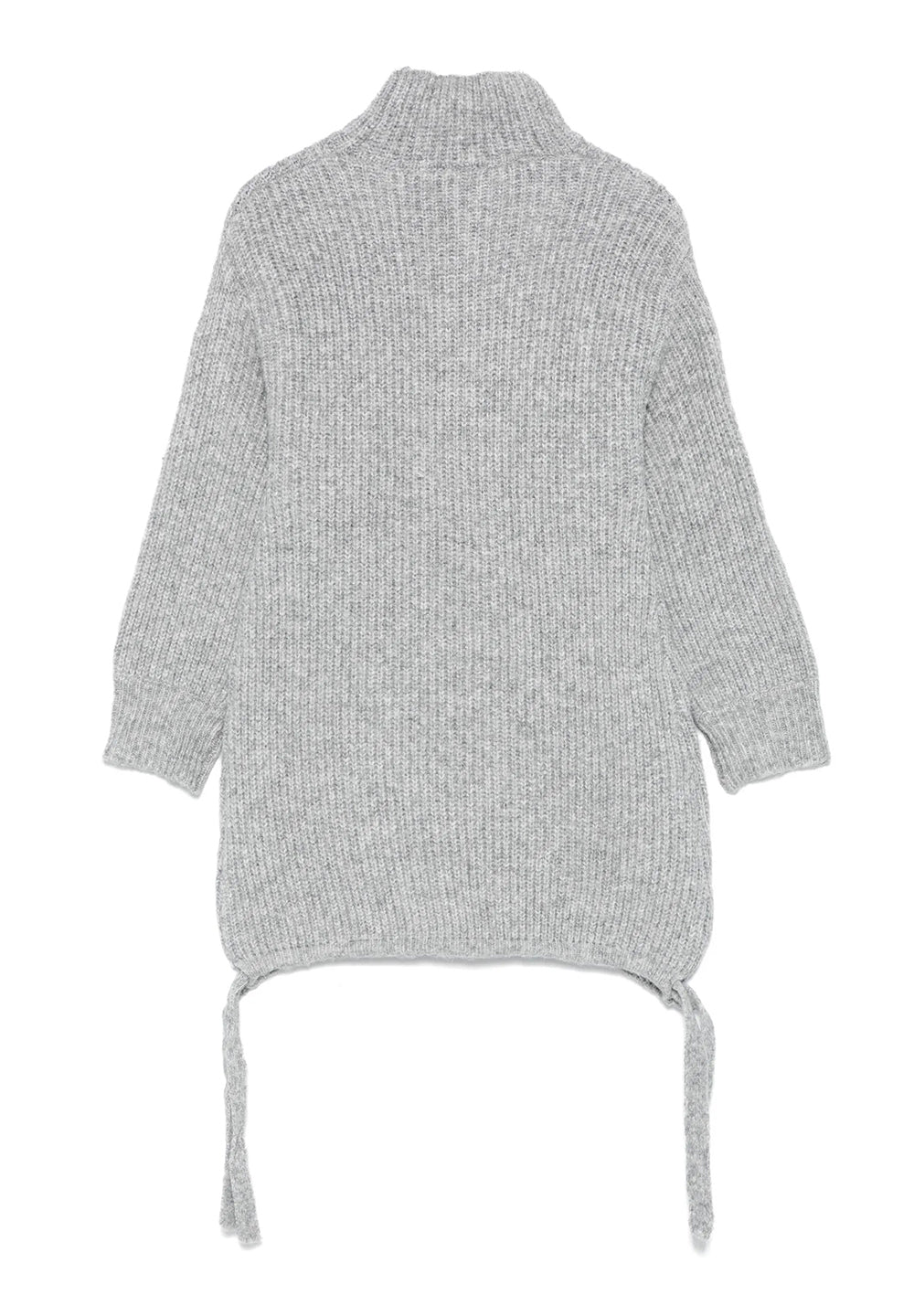 Vestito in maglia grigio per bambina
