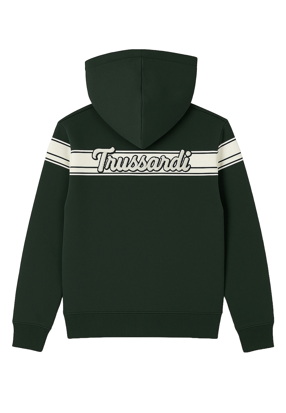 Felpa cappuccio verde per neonato