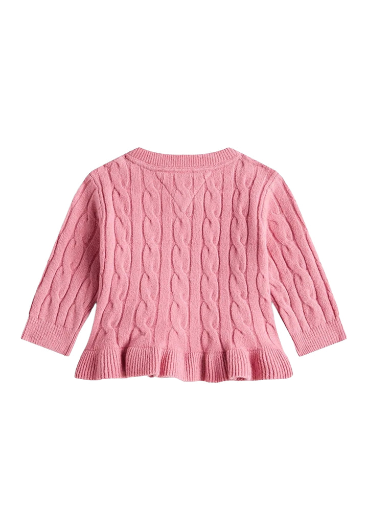 Cardigan rosa per neonata