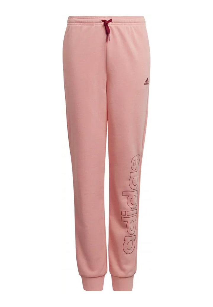 Pink fleece trousers for girls