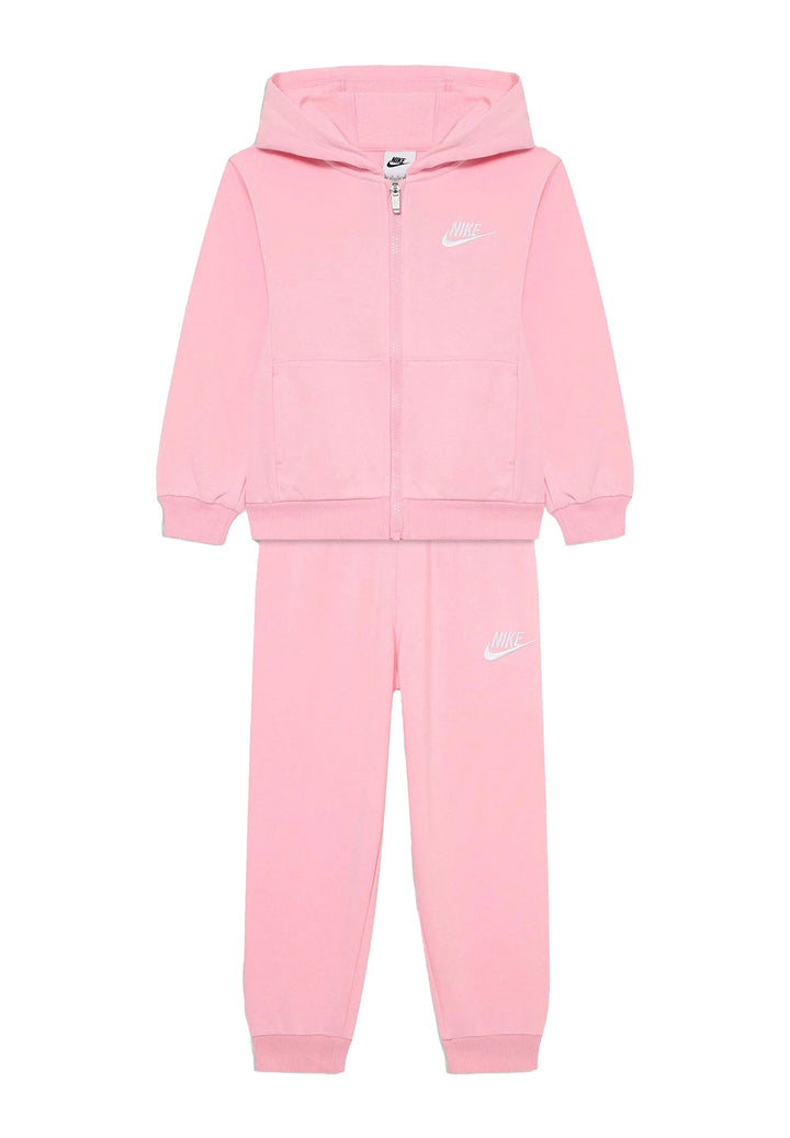 Completo felpa rosa per neonata