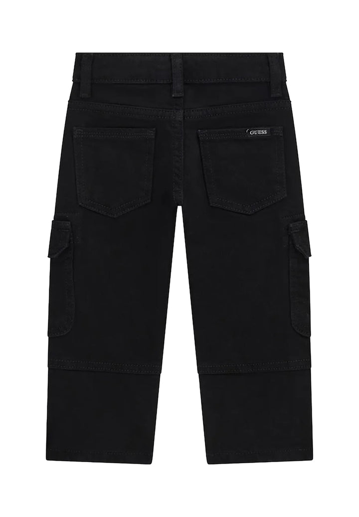 Pantalone cargo nero per bambino