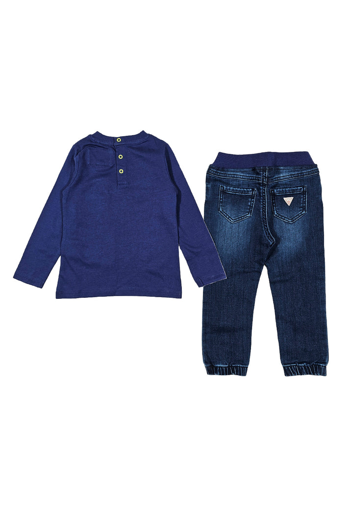 Blaues Baby-Outfit