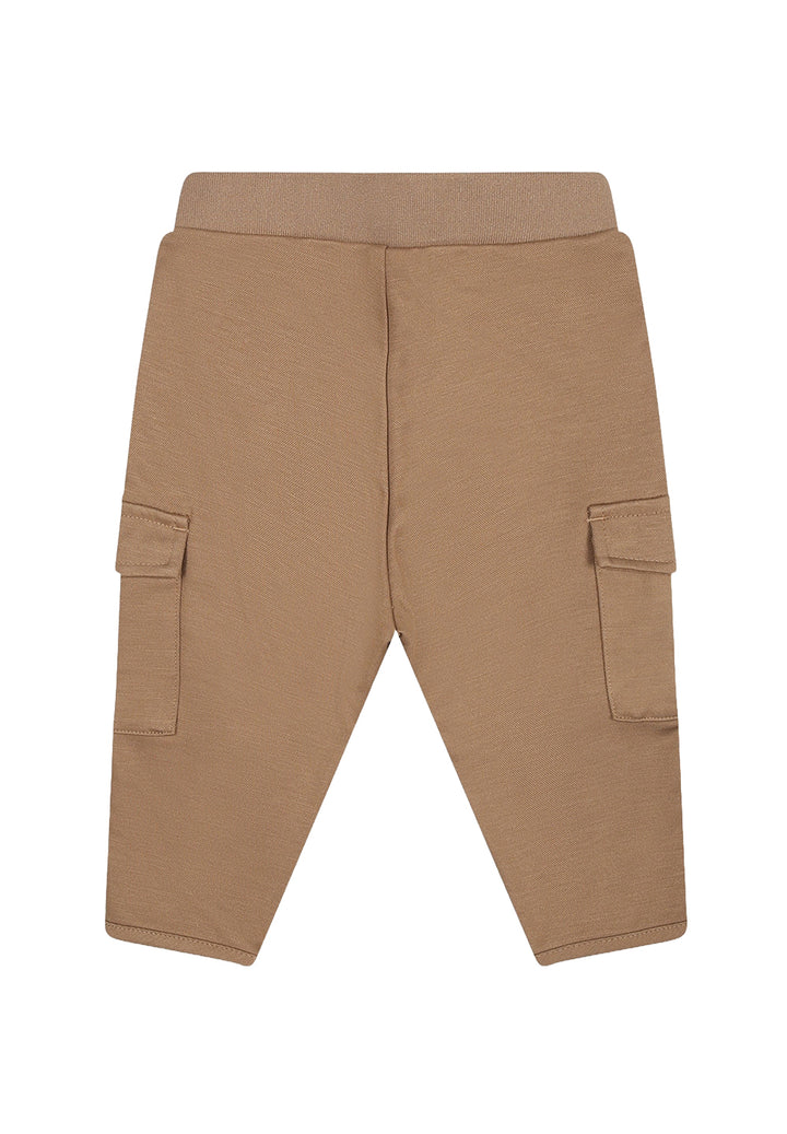 Pantalone felpa marrone per bambino
