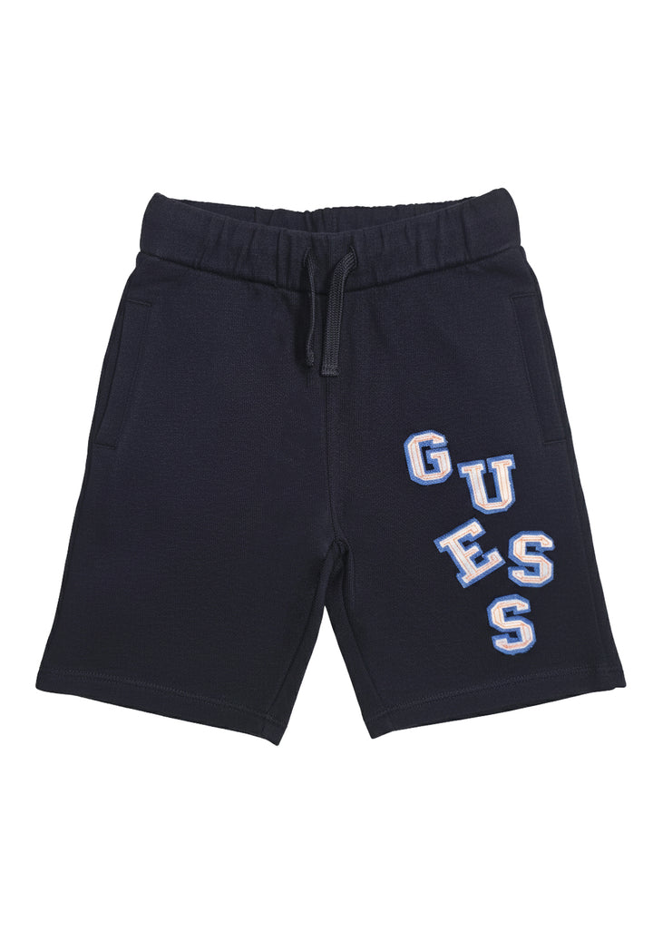 Bermuda felpa blu per bambino