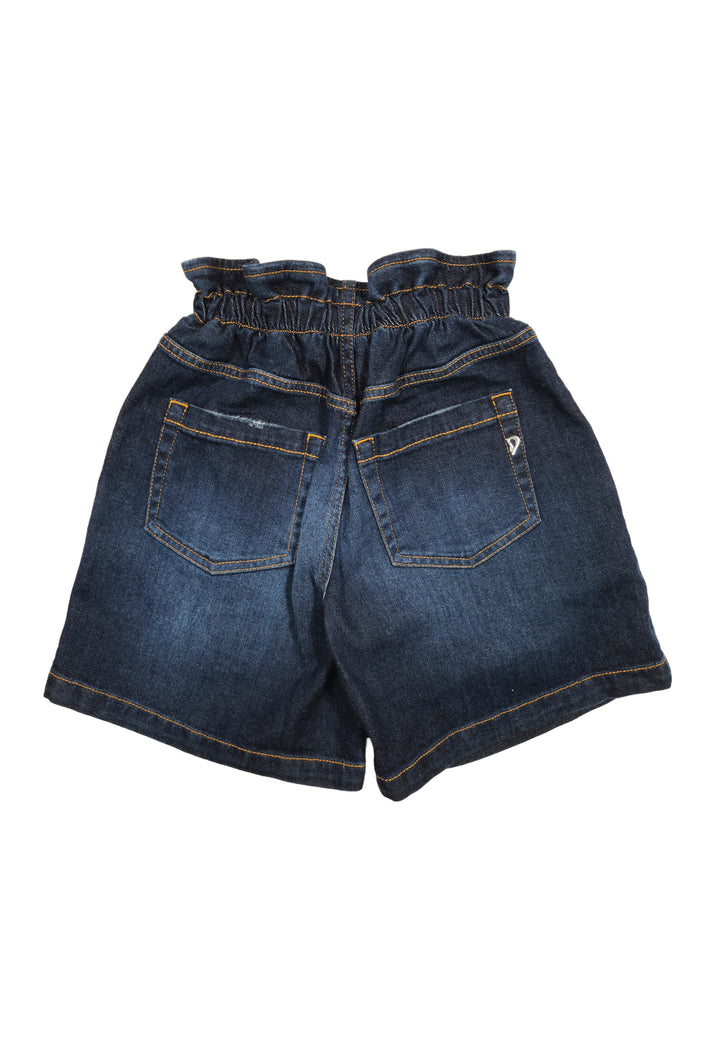 Blue denim shorts for girls