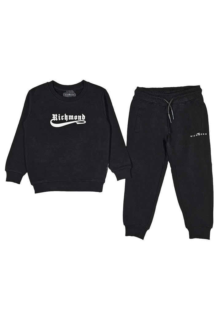 Black sweatshirt set for boy