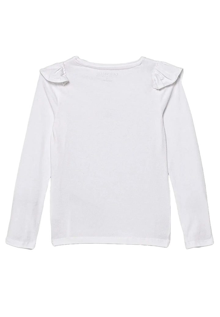 T-shirt bianca per bambina
