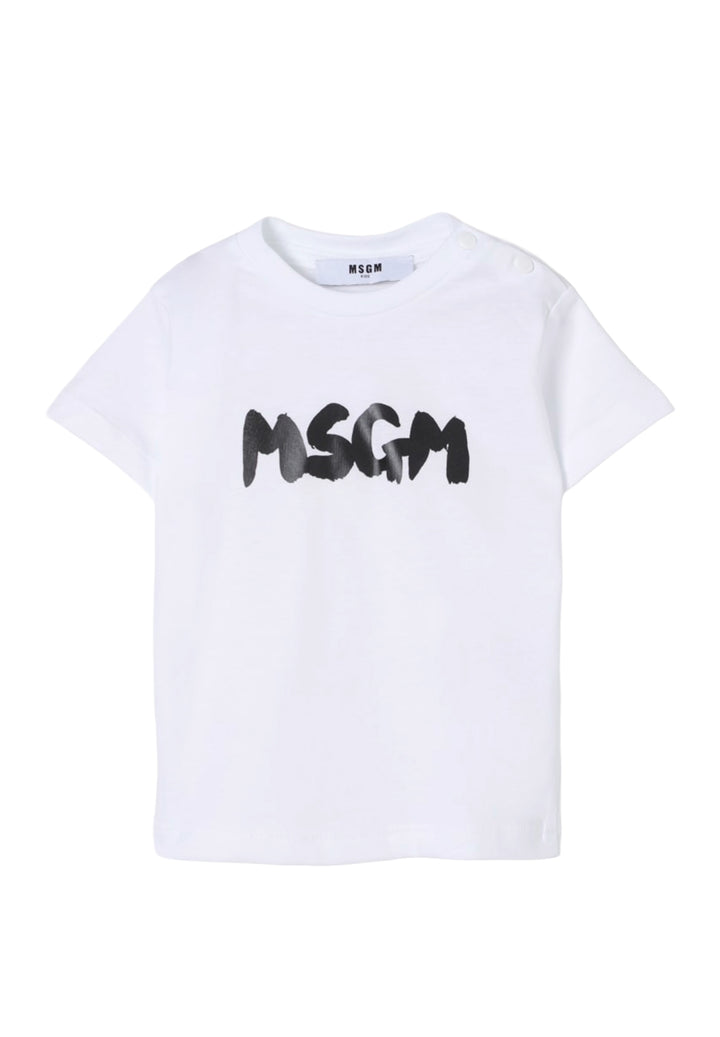 T-shirt bianca per neonato