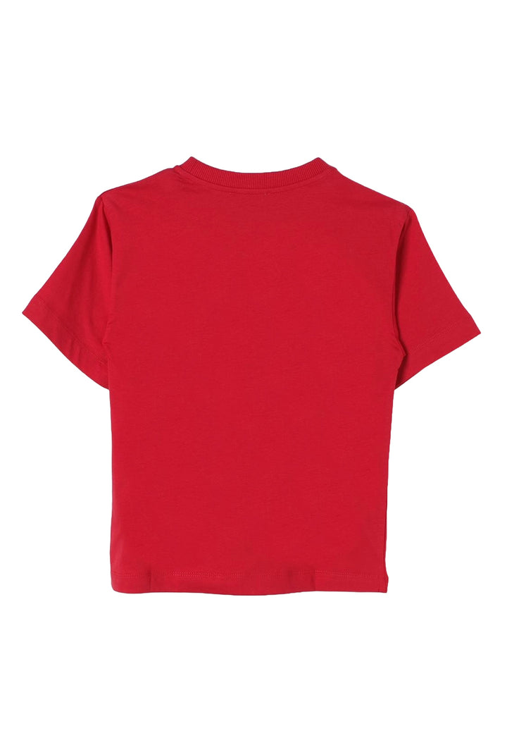 T-shirt rossa per bambino