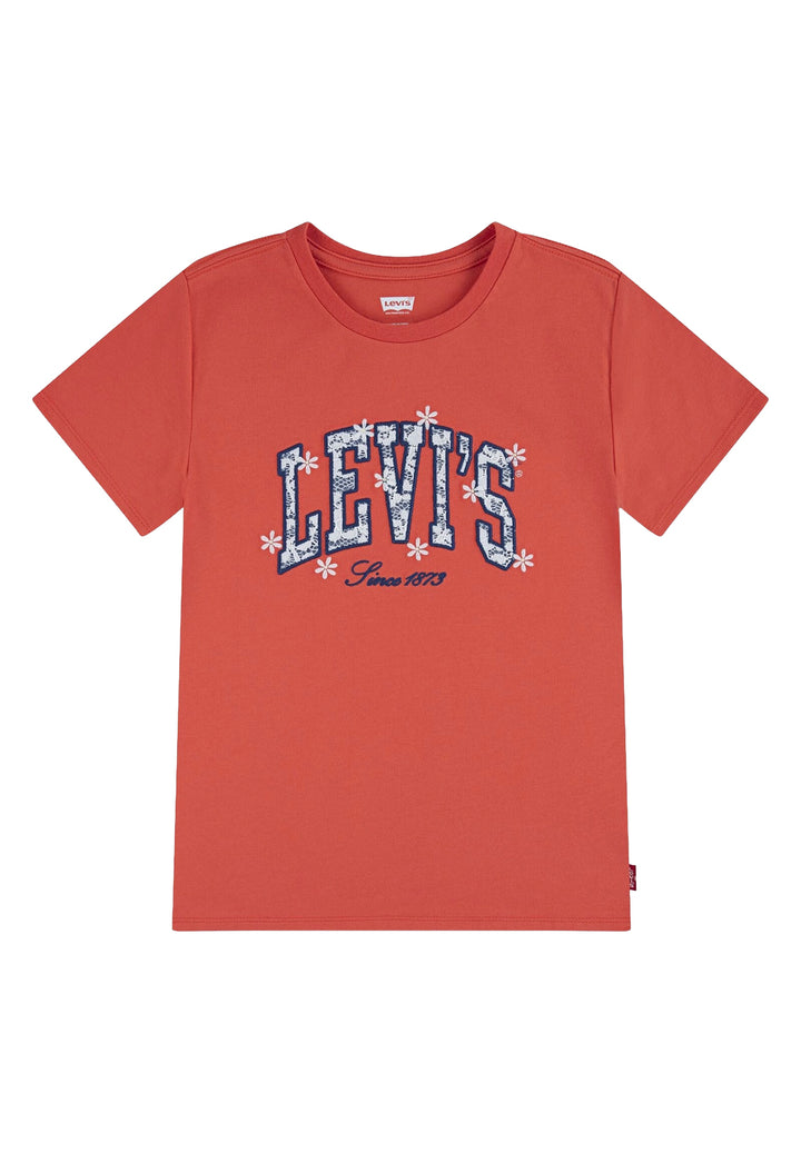 T-shirt corallo per bambina