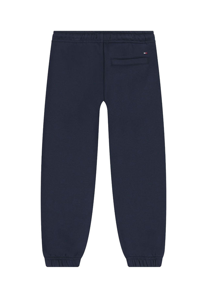 Pantalone felpa blu per neonato