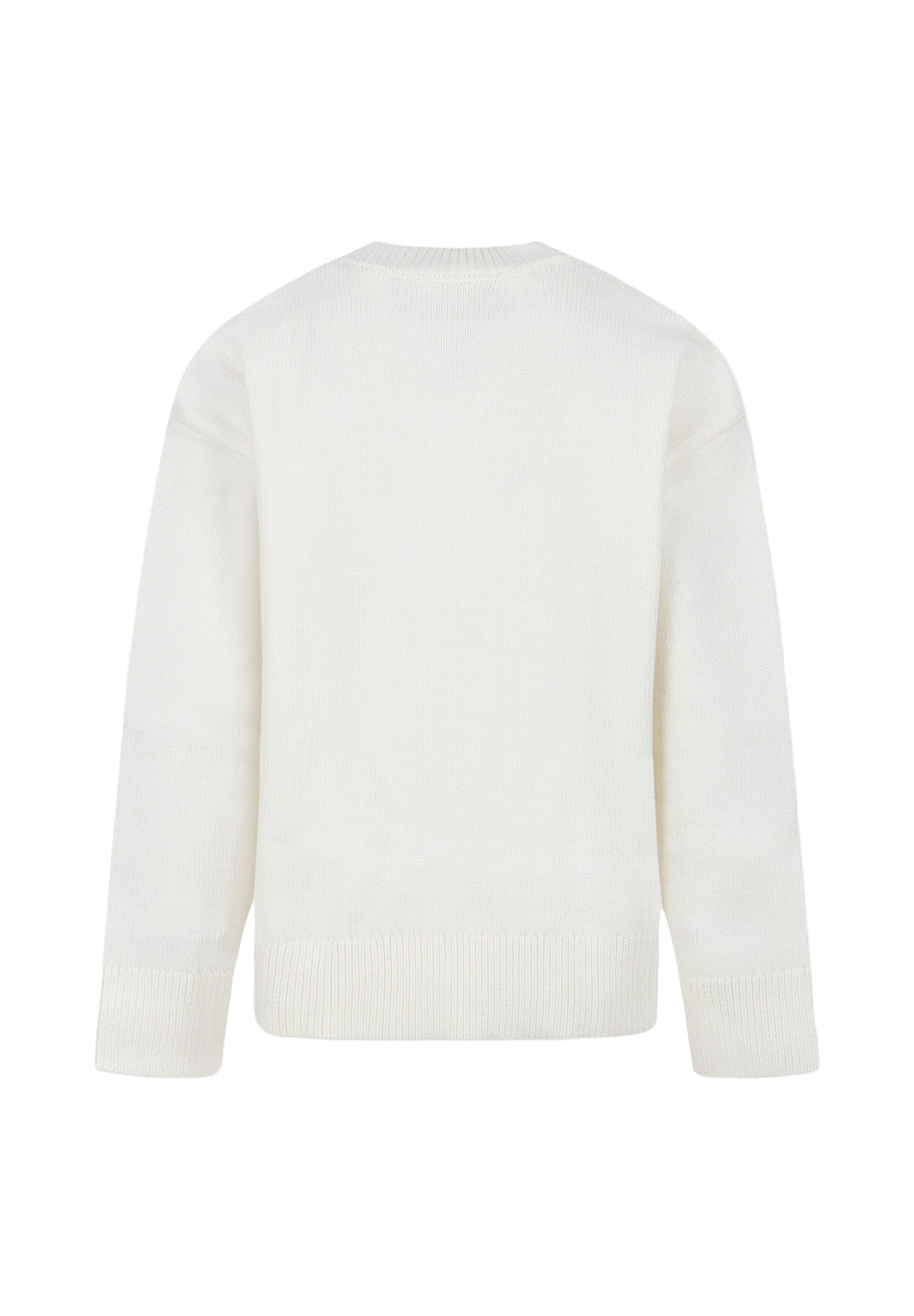Maglione crema per bambina
