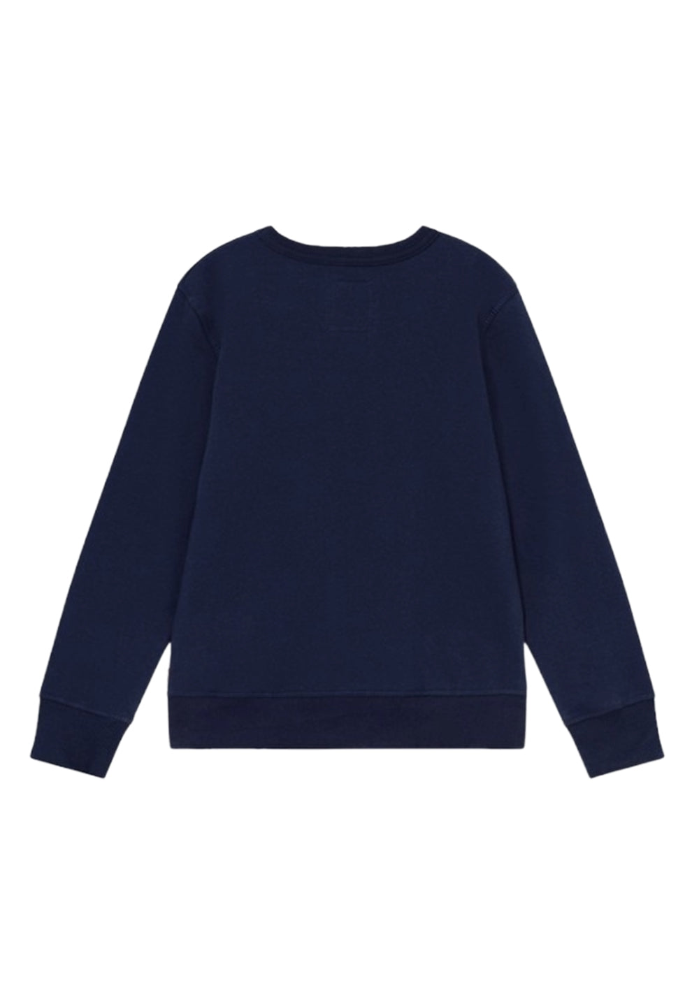 Felpa girocollo blu per bambino