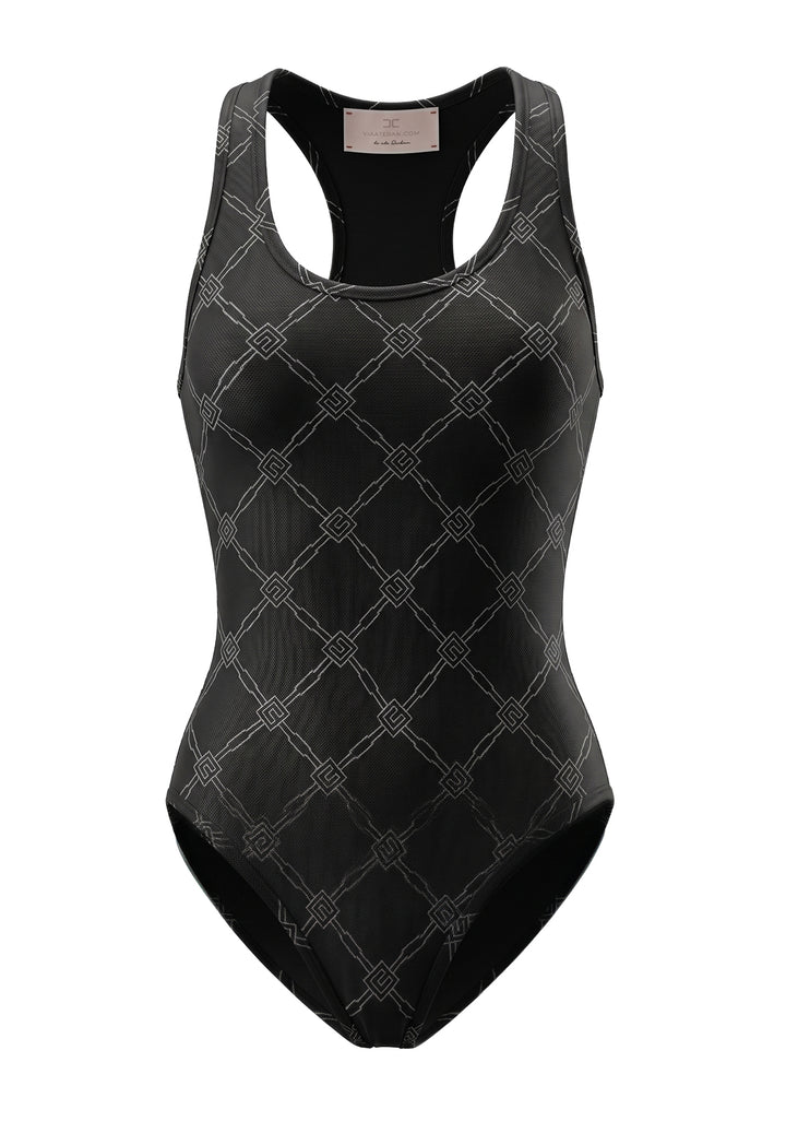 Costume intero nero per bambina
