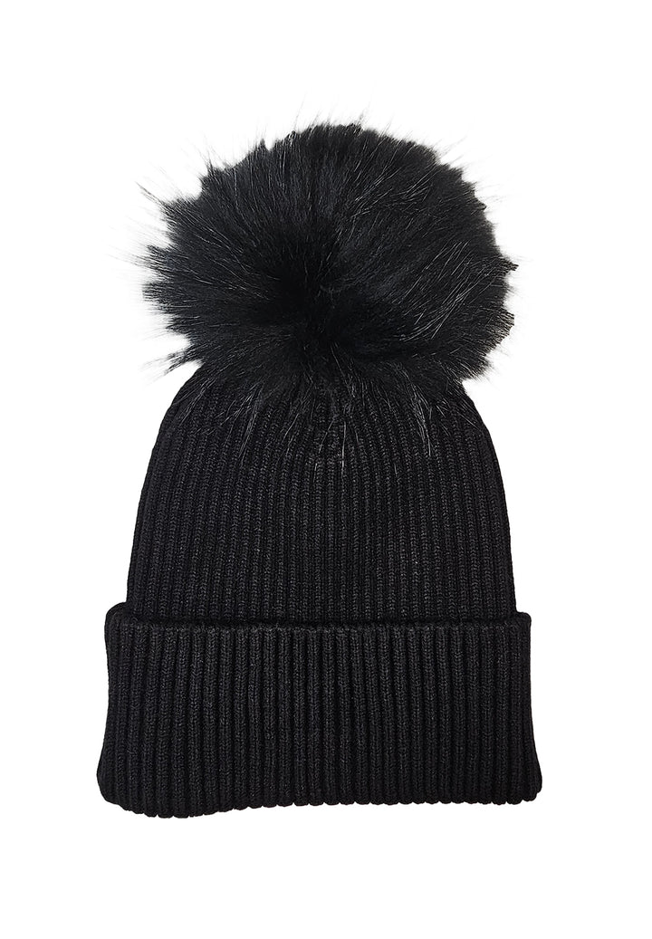 Cappello nero per bambina