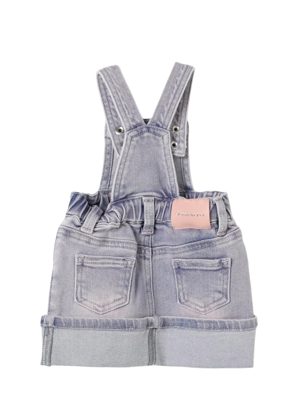 Blauer Jeans-Latzrock für Babys