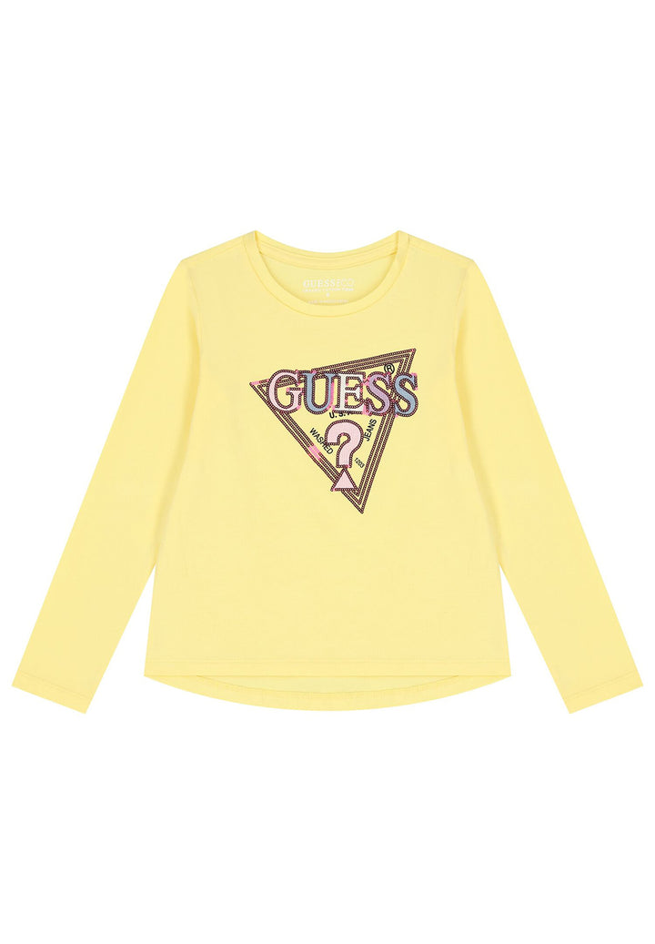 T-shirt gialla per bambina