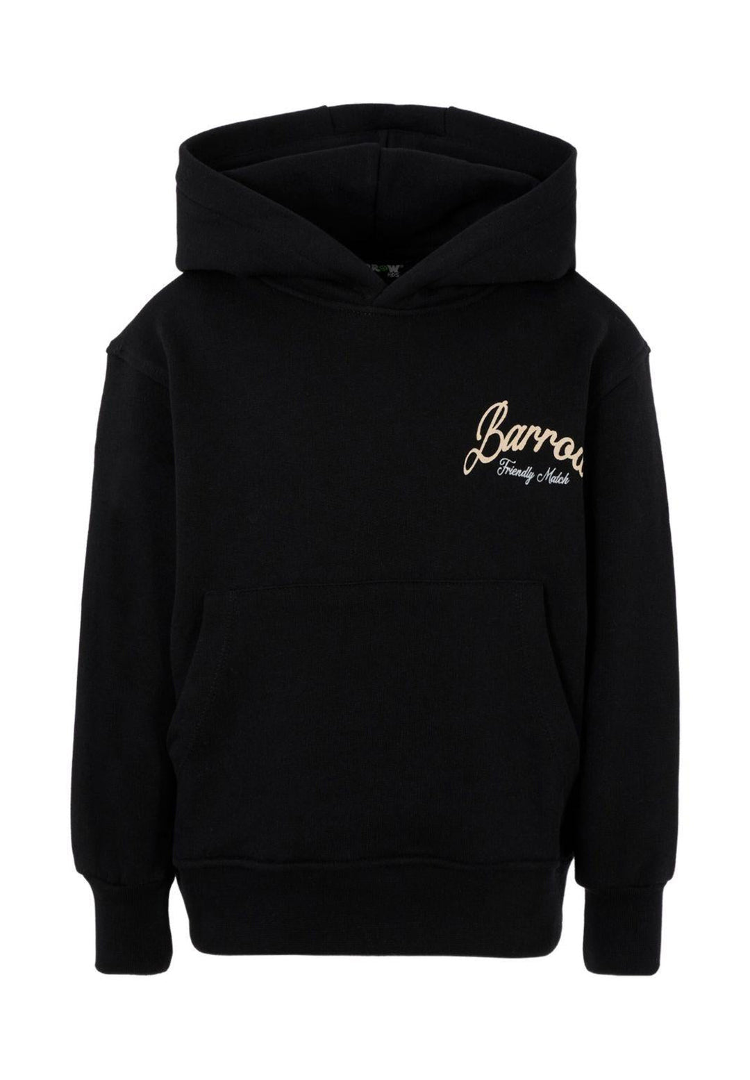 Felpa cappuccio nera unisex