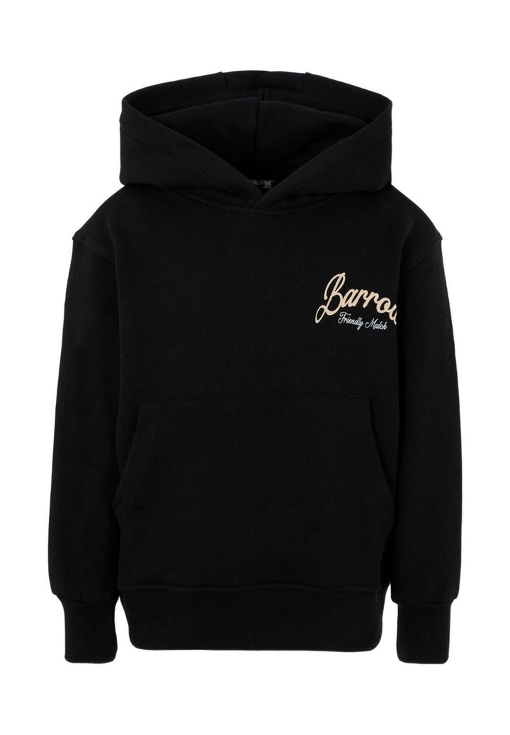Felpa cappuccio nera unisex
