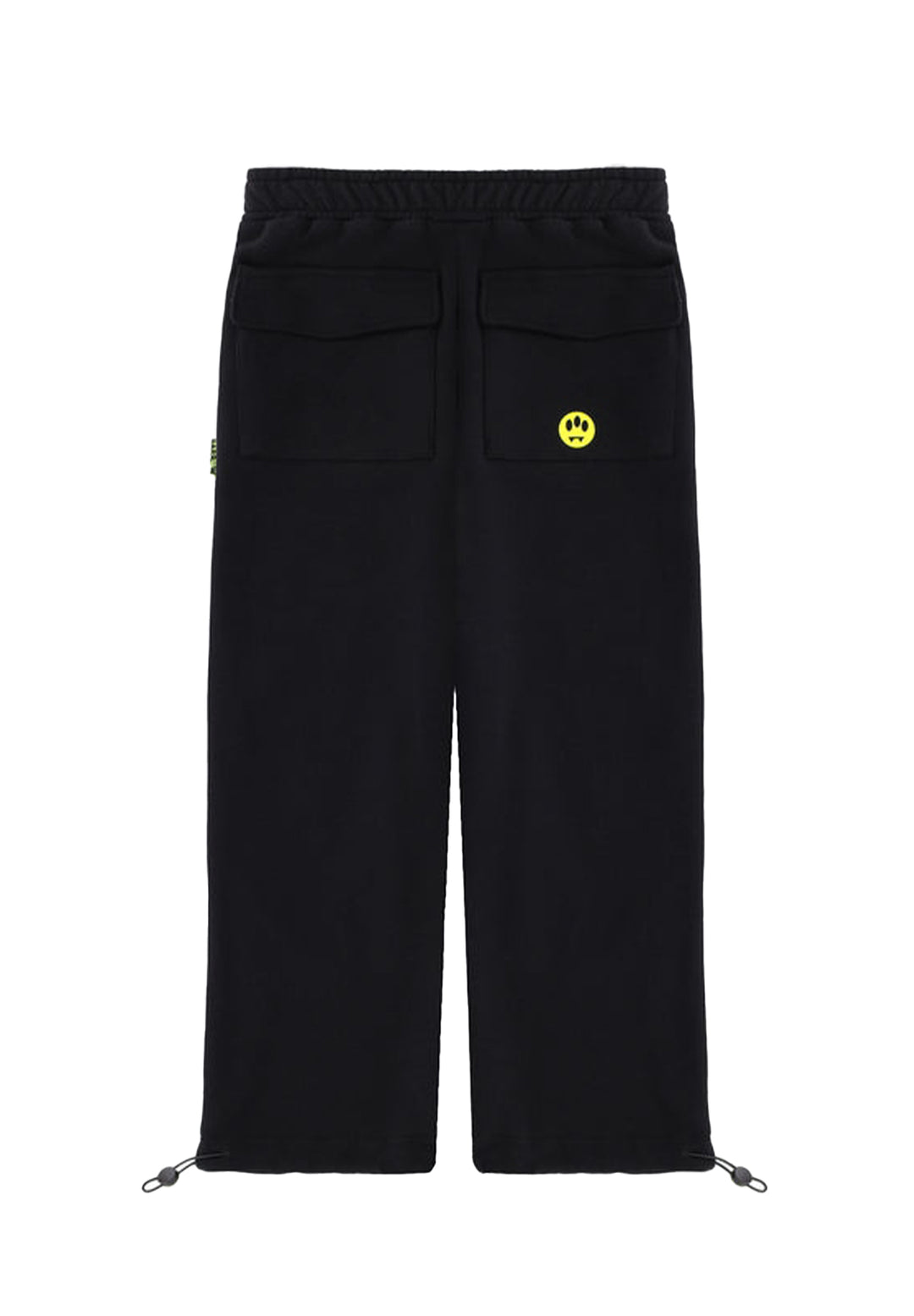 Pantalone felpa cargo nero unisex