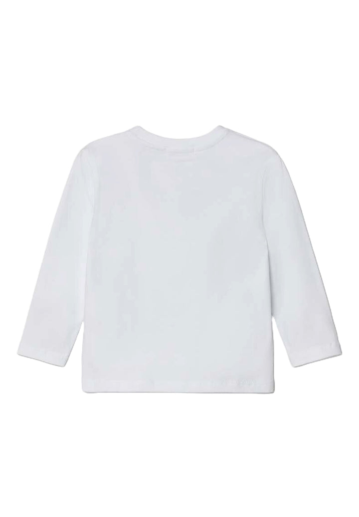 T-shirt bianca per neonata