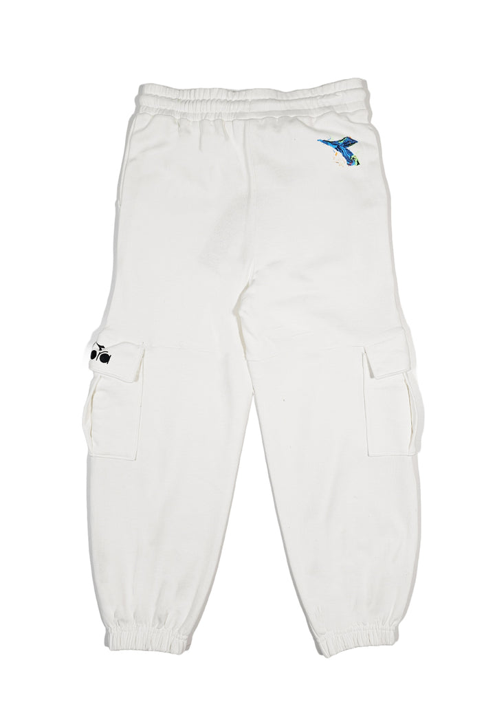 Pantalone felpa bianco per bambino - Primamoda kids