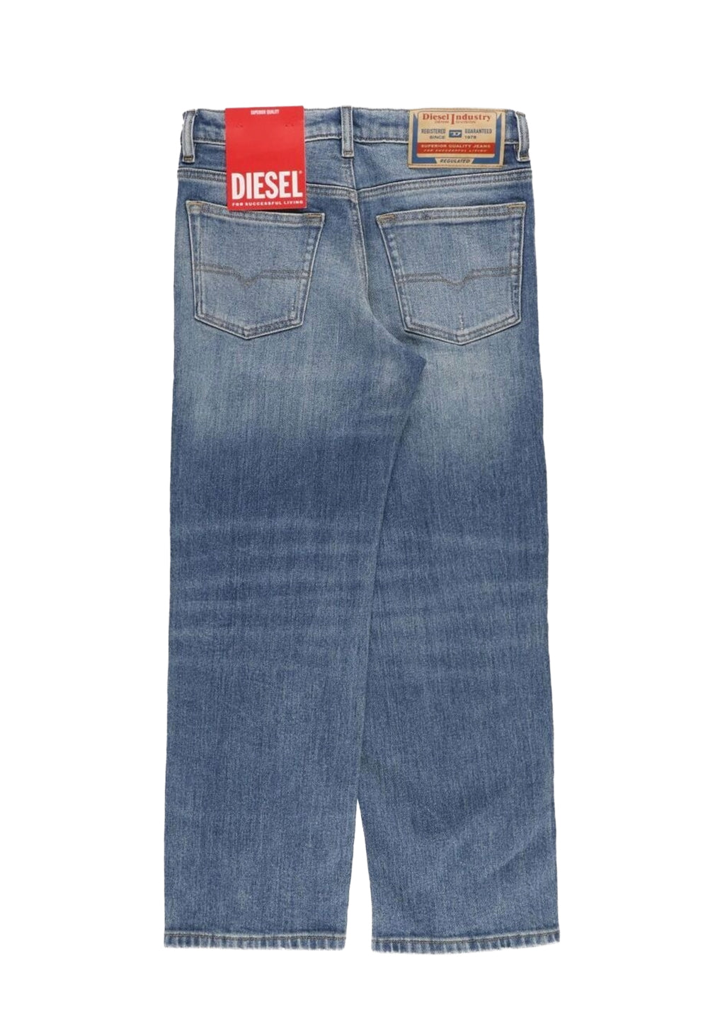 Jeans blu denim per bambino