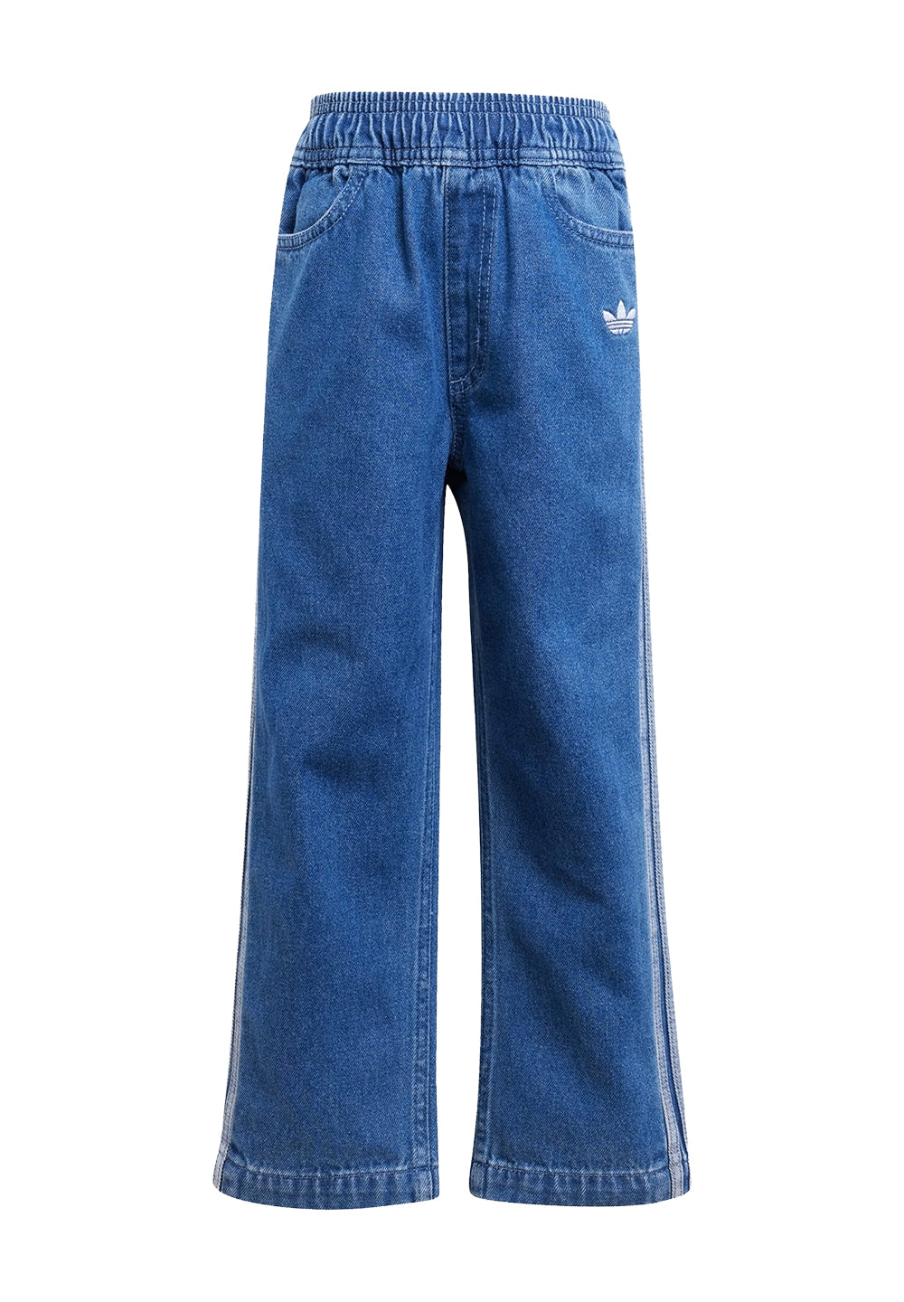 Completo denim blu per bambina