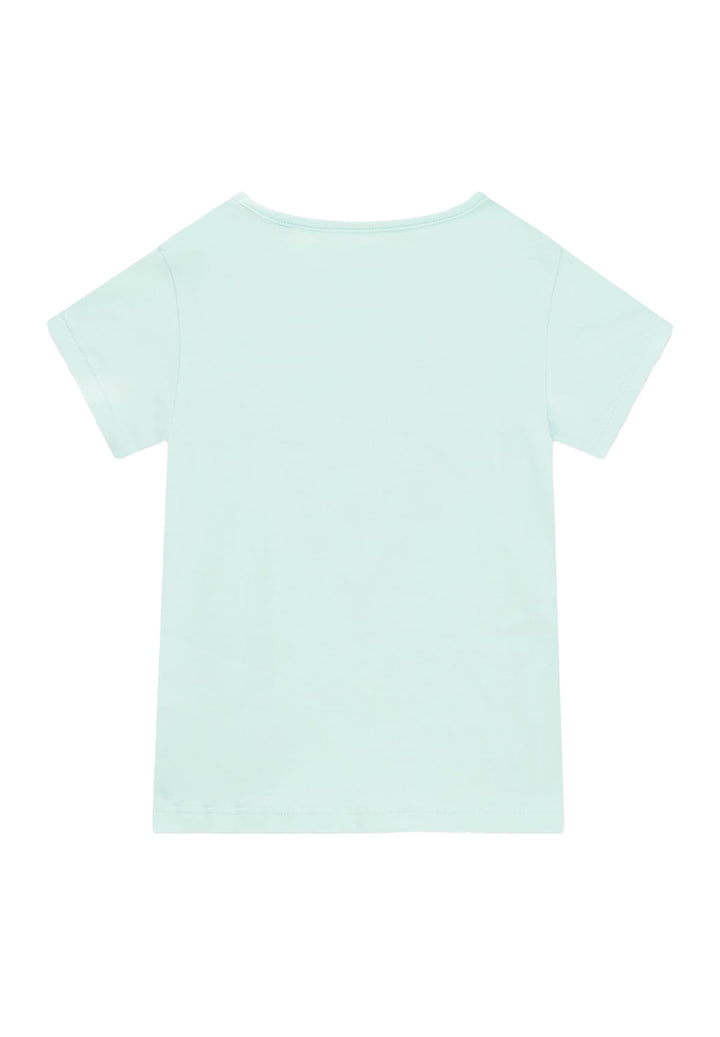 T-shirt verde per bambina