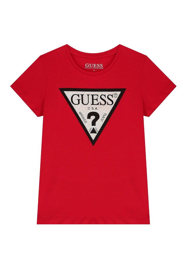 T-shirt rossa per bambina