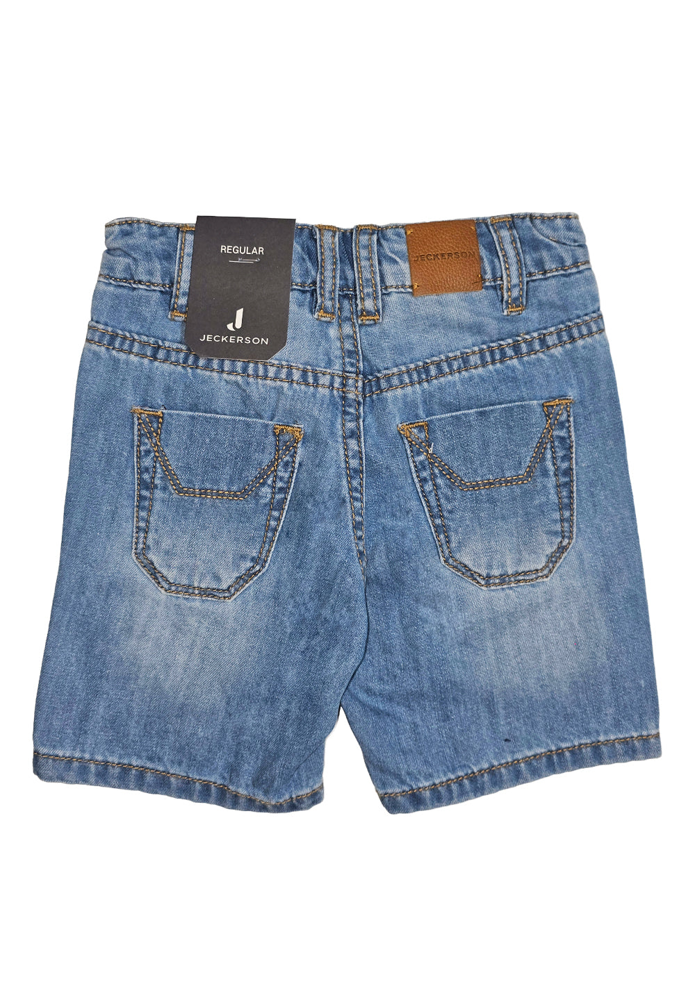 Bermuda denim blu per neonato